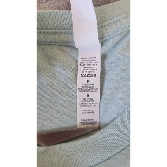 Anxiety Funny Saying Blue Graph TShirt Shirt - Picture 3 of 3